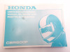 Instructieboekje Honda CBR 600 F