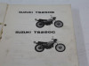 Onderdelenboek Suzuki TS 250