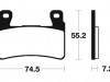 Braking pads front Honda CBR 600 RR
