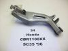 Pillion step right Honda CBR 1100 XX