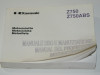 Fahrerhandbuch Kawasaki Z 750