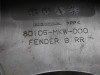 Hinterradabdeckung Honda NC 750 X