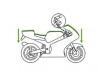 Link systeem achterveer Yamaha TDM