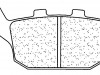 Braking pads rear Honda CBR 600 RR