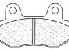 Braking pads rear Triumph Tiger 1050