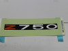 Sticker Kawasaki Z 750