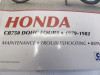 Bedienungsanleitung Honda CB 750 F