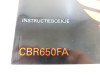 Instructieboekje Honda CBR 650 F
