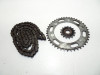 Ketting en tandwielset Hyosung Comet 650