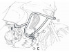 Motorschutzbugel Sturzbugel Honda XL 1000 V Varadero