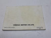 Instructieboekje Yamaha YZF 750