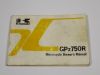 Instructieboekje Kawasaki GPX 750