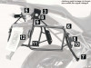 Koffer halter set Kawasaki VERSYS 650