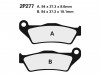 Bremsbeläge hinten BMW R 1200 GS