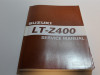 Werkplaatshandboek Suzuki LT-Z 400