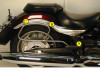 Suitcase bracket set Yamaha XV 1900