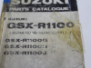 Onderdelenboek Suzuki GSX R 1100