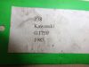 Key set Kawasaki Z 750