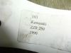 Handlebar switch assy right Kawasaki ZZR 250
