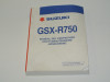 Instructieboekje Suzuki GSX R 750