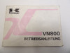 Instructieboekje Kawasaki VN 800