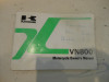 Fahrerhandbuch Kawasaki VN 800