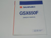 Fahrerhandbuch Suzuki GSX F 650