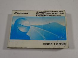 Instructieboekje Honda CBR 1100 XX