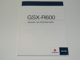 Fahrerhandbuch Suzuki GSX R 600
