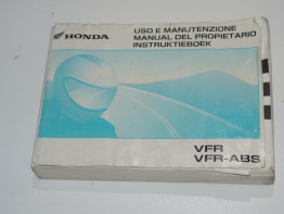 Instructieboekje Honda VFR 800 I