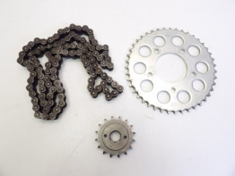 Ketting en tandwielset Honda CBX 550 F2