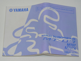 Instructieboekje Yamaha MT 07