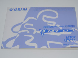 Instructieboekje Yamaha MT 07