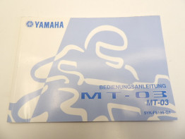 Instructieboekje Yamaha MT 03
