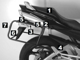 Kofferbeugel set Suzuki GSR 600
