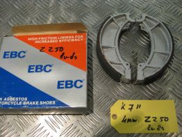 Remblokken achter Kawasaki Z 250