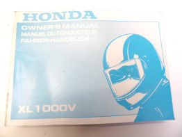 Instructieboekje Honda XL 1000 V Varadero