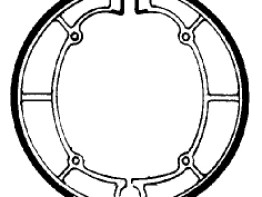 Braking pads rear Kawasaki VN 800