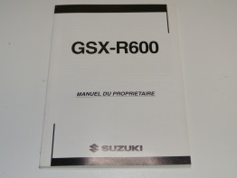 Instructieboekje Suzuki GSX R 600