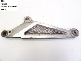 Fussrastetrager vorne links Honda CB 650