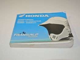 Instructieboekje Honda TRANSALP