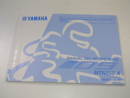 Instructieboekje Yamaha MT 09