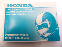 Fahrerhandbuch Honda CBR 900 RR