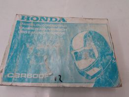 Instructieboekje Honda CBR 600 F