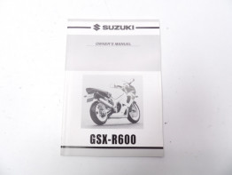 Instructieboekje Suzuki GSX R 600