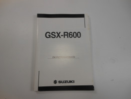 Instructieboekje Suzuki GSX R 600