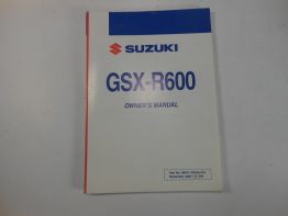 Fahrerhandbuch Suzuki GSX R 600