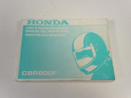 Instructieboekje Honda CBR 600 F
