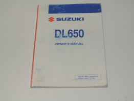 Fahrerhandbuch Suzuki DL 650 V STROM