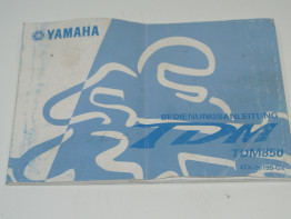 Instructieboekje Yamaha TDM